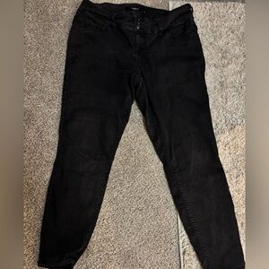 Torrid Denim Black Jeans sz 16